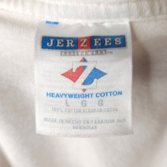 Vintage Presidents Day T Shirt Mens Size Large White Y2K Rampart Casino 2004 - Picture 5 of 6